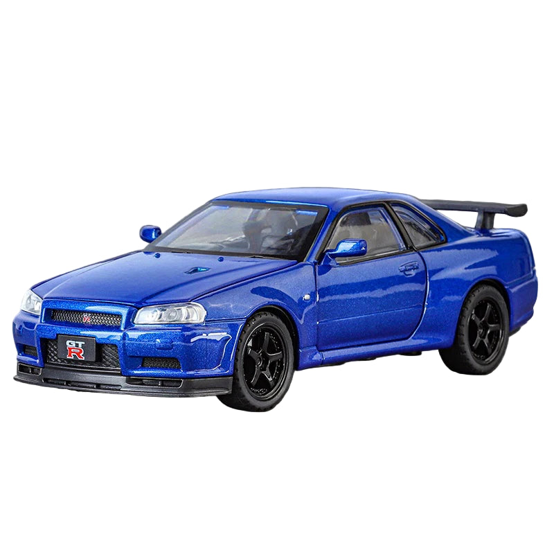 Nissan GTR R34 Skyline Car Model Diecast (1:32)