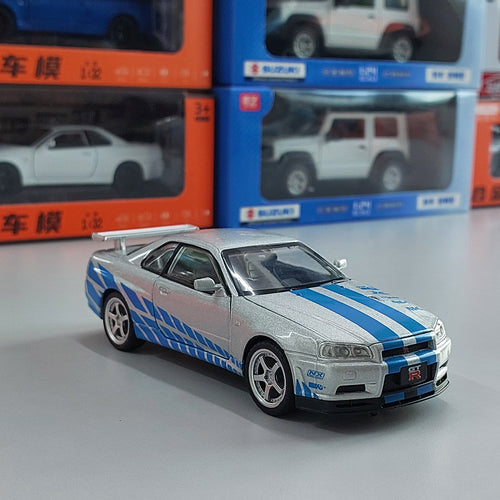 Nissan GTR R34 Skyline Diecast (1:32)